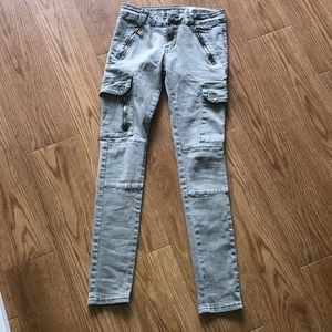 Light green army Jeans